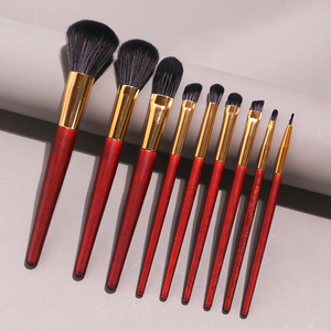 Juego de brochas de maquillaje con mango de madera de alta calidad, brocha de <span class=keywords><strong>belleza</strong></span> biodegradable, brocha facial de contorno de base de cerdas suaves profesionales - Product Image 2