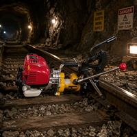 Machine de perçage de rails à essence pour les trous de jonction de rail et les trous de broches de fixation de fils