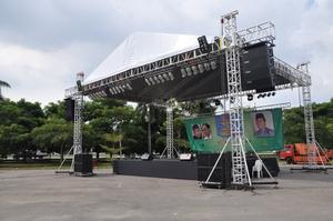 Sistema de Iluminación para Escenarios con Estructura de Truss, Truss Modular de Aleación de Aluminio, Capacidad de Carga de 500 kg, Duradero y Portátil para <span class=keywords><strong>Conciertos</strong></span> y Escenarios Domésticos - Product Image 5