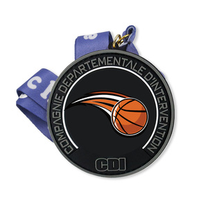 Médaille de médaillon de sport <span class=keywords><strong>miraculeuse</strong></span> en plastique en caoutchouc de silicone souple pvc personnalisé avec ruban - Product Image 5