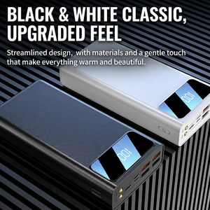 พาวเวอร์แบงค์พกพา 65W ช่องเสียบ USB-C คู่ พร้อมหน้าจอ LED แสดงผล แบตเตอรี่ลิเธียมโพลิเมอร์ ช่องเสียบอเนกประสงค์มาตรฐาน - Product Image 4
