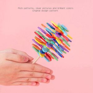 Juguete Educativo Montessori de Madera Real Giratorio con Diseño de Piruletas, Serie de Números de Fei, para Desestresar, para Niños de 6+ Años - Product Image 3