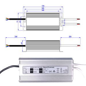完成发光二极管驱动器100w 24v电源防水CE CB UKCA BIS通过 - Product Image 5