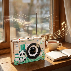 Nouveau kit d'assemblage de radio en bois créatif pour l'éducation STEM, jouets éducatifs pour enfants, apprentissage des enfants - Product Image 1