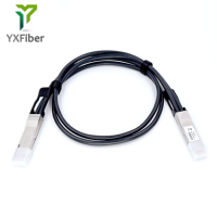 Câble en cuivre passif 400G DAC QSFP-DD vers QSFP-DD 0,5M 1M 2M 2,5M 3M Câble Twinax compatible générique