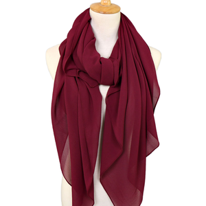 Pañuelo Hijab Musulmán de Algodón Voile de Alta Calidad con Diseño Floral de la Fábrica Textil <span class=keywords><strong>Weiwei</strong></span>, Chal Cuadrado para Mujer, Suave al Tacto - Product Image 2