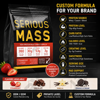 Poudre Protéinée Mass Gainer 2LB, Prise de Masse Haute en Calories, Nutrition Sportive, Fabricant OEM Marque Privée