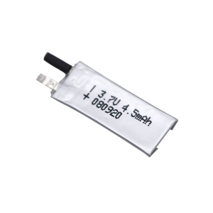 Batterie Lipo ultra-fine GEB 0,8 mm 080920 3,7 V 4,5 mAh, cartes intelligentes, petite batterie polymère au lithium ultra-fine rechargeable - Product Image 6