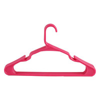 Cintres en plastique PP antidérapants avec crochet : Cintres légers et peu encombrants avec design à crochet pour robe