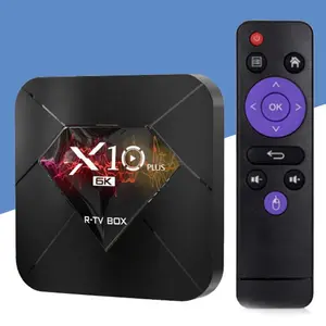 4G/64GB 4k HD רשת tvbox נגן טלוויזיה תיבת USB3.0 TF כרטיס x10 בתוספת טלוויזיה סט אנדרואיד 9.0 H6 שבב