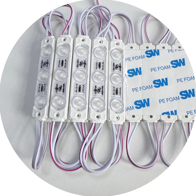 High Power 12v 3 Leds 1.5w IP65 Waterproof SMD2835 Outdoor White LED Injection Module Light Channel Letter Led Modules
