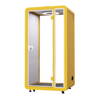 Cabine insonorisée pour la formation aux médias, communication privée en ligne, salle de réunion insonorisée, bureau mobile insonorisé pour une seule personne