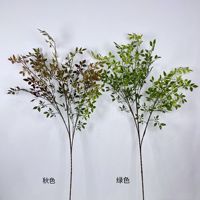 H345 Nandina Domestica Artificielle, Composition Florale de Mariage, Aménagement de Studio, Vente en Gros de Plantes Décoratives pour la Maison