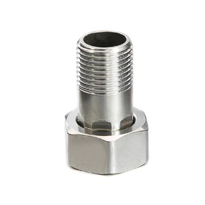 Connecteur de compteur d'eau en acier inoxydable, diamètre intérieur de 20 mm, adaptateur de tuyau fileté interne et externe pour usage domestique - Product Image 1
