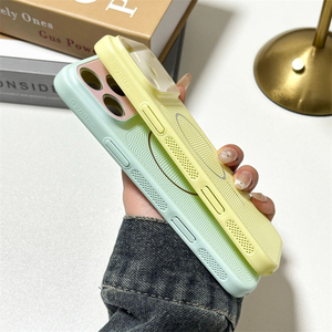 เคสระบายความร้อนแม่เหล็กสำหรับ iPhone 13 14 15 16 17 Pro Max ป้องกันแรงกระแทก พร้อมฝาปิดกล้องสีสันสดใส ช่องหน้าต่างกล้องขนาดใหญ่ - Product Image 6
