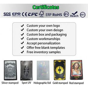 Cartas de <span class=keywords><strong>Tarot</strong></span> Premium Personalizadas, Bordes Estampados en Oro, Barniz de Alto Brillo, Impresión <span class=keywords><strong>HD</strong></span> Vibrante, Colección de Arte Exquisita - Product Image 6