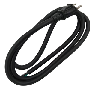 Cable de Alimentación SJEOOW de Alta Resistencia de 12 AWG |   Enchufe NEMA 5-15P a Extremo Abierto 15A Resistente al Aceite y al Agua para Uso Industrial - Product Image 1