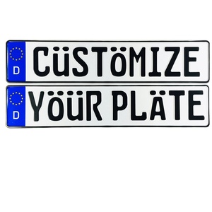 Placa <span class=keywords><strong>de</strong></span> <span class=keywords><strong>matrícula</strong></span> <span class=keywords><strong>de</strong></span> coche <span class=keywords><strong>de</strong></span> número <span class=keywords><strong>de</strong></span> aluminio reflectante europeo <span class=keywords><strong>de</strong></span> motocicleta <span class=keywords><strong>de</strong></span> aluminio personalizado - Product Image 4