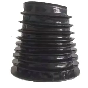 Round Type Bellow Cover Flexible Rubber Bellows For Protect Screw