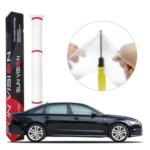 ฟิล์มกันรอยรถยนต์ SunVision TPH ขนาด 1.52x15 เมตร แบบด้าน 3 ชั้น เคลือบเงาใส 8-9 มิล ซ่อมแซมตัวเองได้ ป้องกันรอยขีดข่วน - Product Image 1