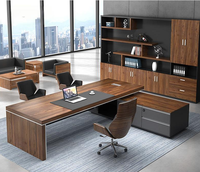 Bureau de direction au design moderne de luxe Bureau de direction en forme de L