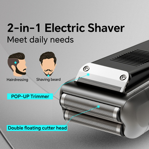 USB High-Power Intelligent Reciprocating Beard Blade Digital Shaving Head Whitening Device Personal Bald <b>Shaver</b> Smart High-power - Product Image 2