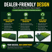 Tapis de frappe de golf 3-en-1 en gros certifié SGS – Tapis d'entraînement de golf pour débutants, idéal pour la pratique intérieure et extérieure