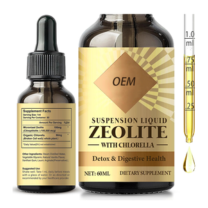 Líquido Oral de Zeolita Natural de Grado Alimenticio, Sin Azúcar, Marca Privada OEM ODM, para Apoyo Inmunológico y Limpieza, para Adultos - Product Image 1