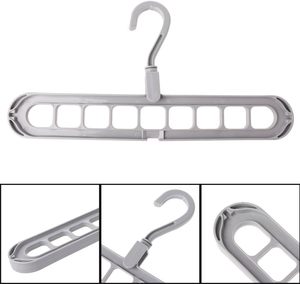 Multifunctional Nine-hole Plastic Storage Rack, Foldable Magic Clothes <b>Hanger</b> - Product Image 3