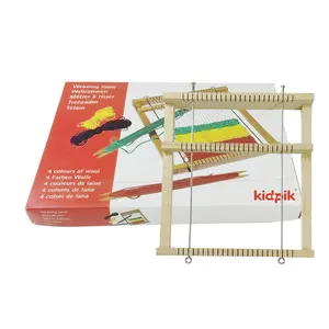 Kidpik Early Educational Beech Wood Loom Set Diy Craft Knitting Toy Montessori toys kids children 2023 Wooden Loom Machine