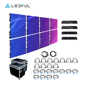 500x1000mm 500x500mm Indoor Outdoor Waterproof Giant Stage Background LED Panel P2.9 P3.9 P4.8 Rental LED Video Wall Screen