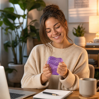 Nouveauté très populaire : Jouet musical anti-stress en silicone à rebond lent, en forme de cube et de gouttes d'eau, super souple