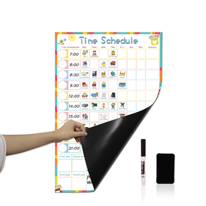 Tableau blanc magnétique de grande taille Planificateur hebdomadaire personnalisé Feuilles effaçables à sec Tableau blanc Autocollant magnétique pour réfrigérateur - Product Image 3