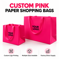 Sacs en papier de luxe personnalisés avec logo et poignées en ruban, emballage cadeau boutique, sacolas de papel luxo, buste personnalisé