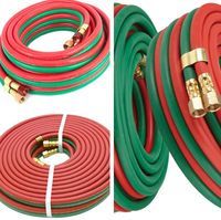 Tuyau double LD Lide-Twin en PVC, tuyau double haute pression renforcé, usage industriel, 1/4-2 pouces, pour soudage à l'oxygène et à l'acétylène