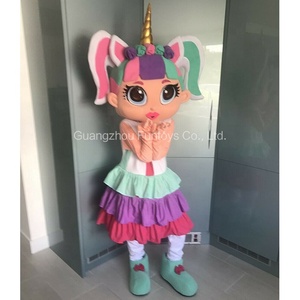 Funtoys Delux Diva DOLL UNICORN Girl Mascot Fancy Dress Suit Cartoon Party Cosplay Halloween Traje <span class=keywords><strong>para</strong></span> adultos - Product Image 2
