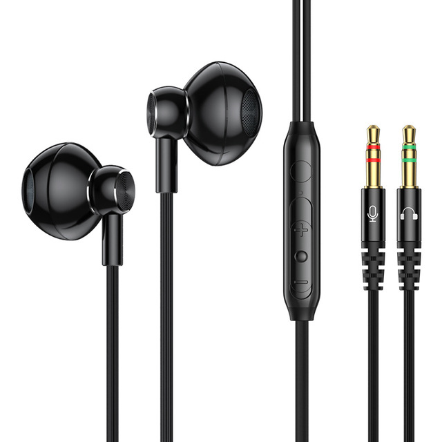 Dual Plugwith Extended 2.5M Cable and In-Line Sound Card  PC Gaming Headset for Streaming Podcasting and Karaoke