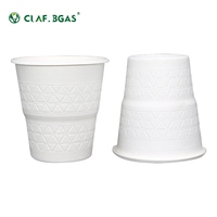 Gobelet jetable en bagasse de canne à sucre biodégradable de haute qualité pour le camping, pour boissons chaudes et froides