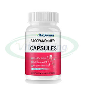 Compléments alimentaires pour le cerveau Ausreson Private Label L-théanine Rhodiola Rosea Bacopa Monnieri, capsules stimulant le cerveau - Product Image 1