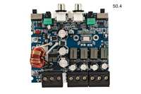 OEM ODM Amplifier Mobil 4 Kanal Kelas D 50W*4 RMS Mini Kompak Penguat Audio Mobil