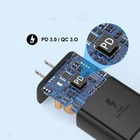 Chargeur Rapide Intelligent GaN TKT 45W avec Câble USB Type-C Compatible Samsung Galaxy S25 Ultra S25 Edge