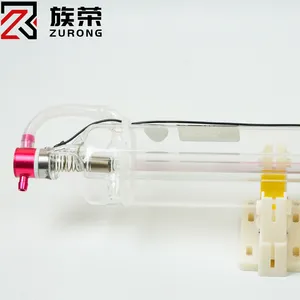 친절한 가격 Zurong 40w 60w 100w 130w 150 와트 180w Co2 레이저 유리 튜브 레이저 절단 조각 기계