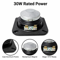 Haut-parleur de graves HDN-312-8 3 pouces 50W RMS, 60W de crête, 8 ohms, bobine vocale de 1,0 pouce pour système de sonorisation PA de scène