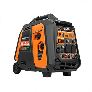 Générateur silencieux à inverseur Senjiu, essence, 220V, petit modèle portable pour la maison, SE5000IE-PRO EV, démarrage électrique avec télécommande - Product Image 1
