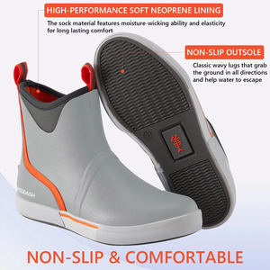 <span class=keywords><strong>Bottes</strong></span> <span class=keywords><strong>de</strong></span> pêche en caoutchouc imperméables pour hommes et femmes <span class=keywords><strong>Bottes</strong></span> <span class=keywords><strong>de</strong></span> pêche pour bateaux - Product Image 2