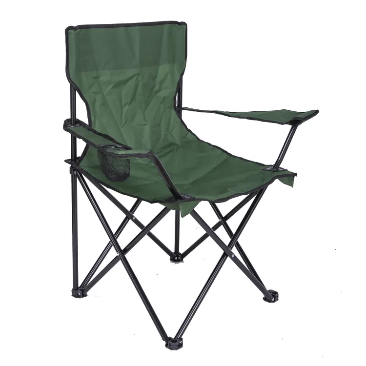 OEM klasik çelik katlanabilir kolay taşıma katlanır sandalyeler açık balıkçılık plaj kamp sandalyeleri