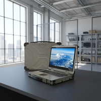 Computadora Resistente de Aleación de Aluminio con Pantalla de 17 Pulgadas y Resolución de 1920x1080 para Uso en Sitios de Construcción y Manufactura
