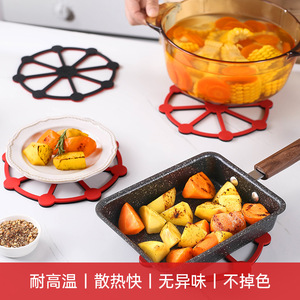 Dual-Color Silicone Pad Round Heat Resistant <b>Mat</b> Magnetic Kitchenware Placemat <b>Table</b> <b>Mat</b> - Product Image 4