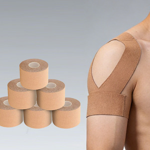 Cinta muscular, vendaje deportivo, tela elástica, transpirable, invisible, levanta y adelgaza, moldeador muscular deportivo sin costuras - Product Image 1