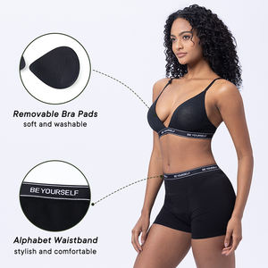 Culottes menstruelles personnalisées à flux abondant avec ensemble de soutien-gorge <span class=keywords><strong>Anti</strong></span>-<span class=keywords><strong>fuite</strong></span> Adolescentes Femmes Culottes de règles en coton biologique - Product Image 2
